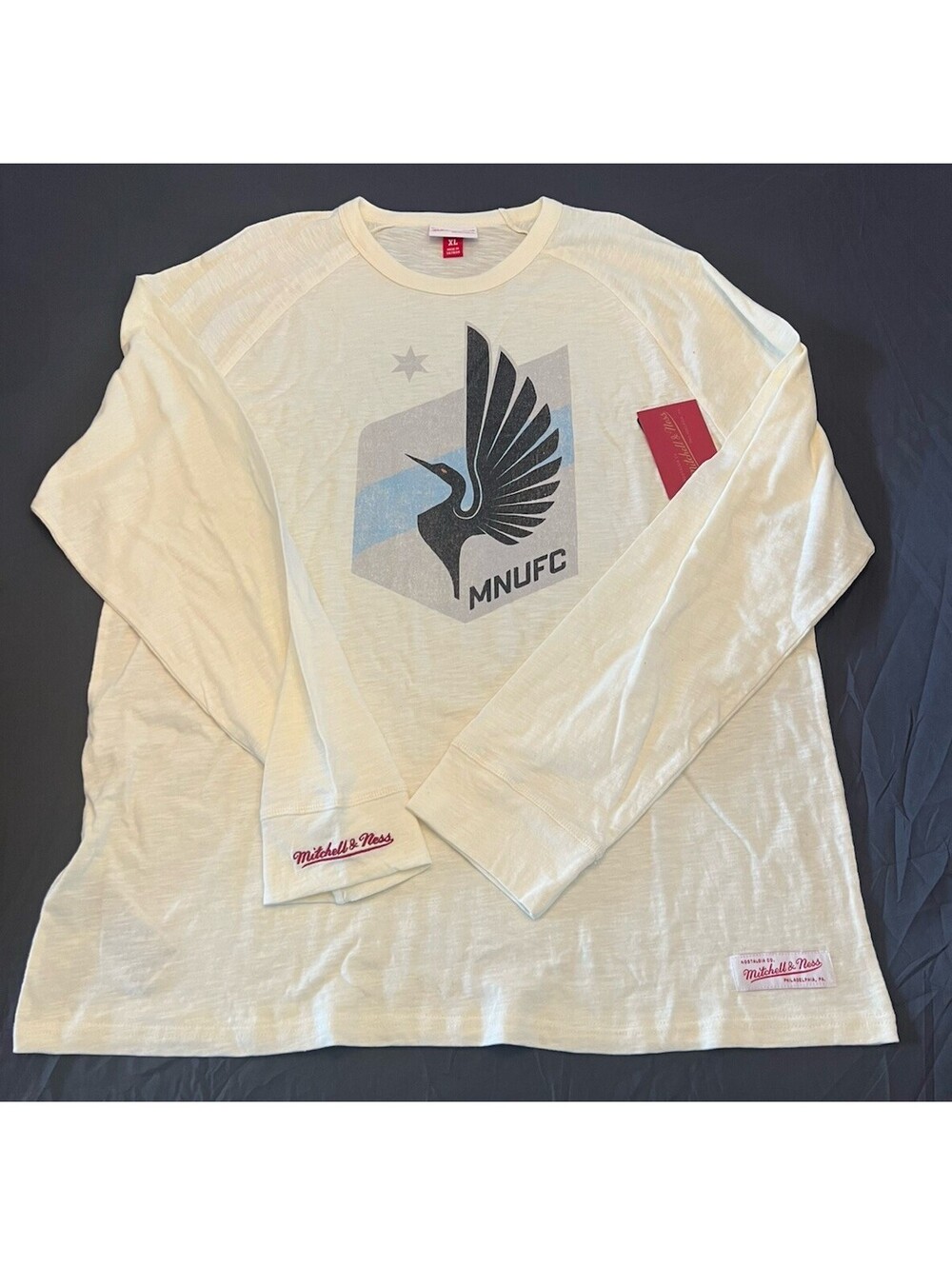 NWT Mens‎ Mitchell & Ness Minnesota United FC MLS Strikers Club Long Sleeve XL